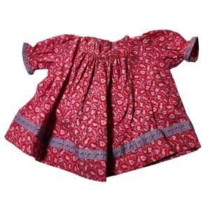 Handmade Pink Leopard Print Purple Trim Button Back Plush Stuffed Animal Dress